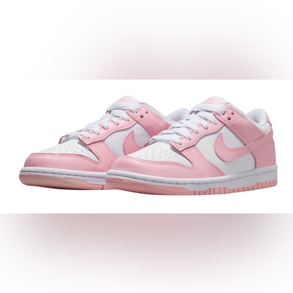 Nike Dunk Low white/soft pink size 3y *NEW*